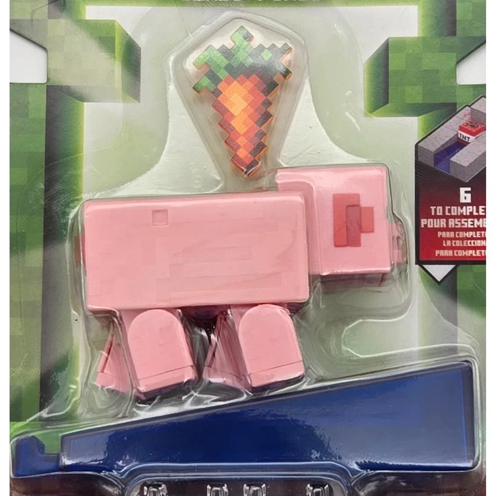 Pig Redstone Series Cocohon Action‎ Figure Pink Carrot TNT Cannon Piece